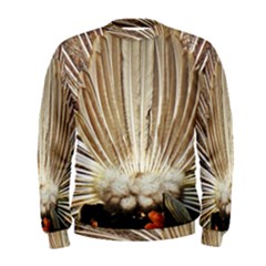 Peacock Wheel Bird Nature Men s Sweatshirt by Wegoenart