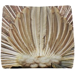 Peacock Wheel Bird Nature Seat Cushion by Wegoenart