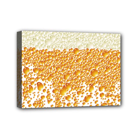 Beer Head Foam Cool Mini Canvas 7  X 5  (stretched) by Wegoenart