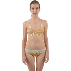 Beer Head Foam Cool Wrap Around Bikini Set by Wegoenart