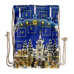 Advent Calendar Advent Gifts Drawstring Bag (large) by Wegoenart