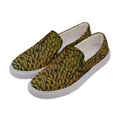 Peacock Bird Feather Color Women s Canvas Slip Ons by Wegoenart