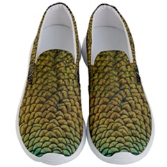 Peacock Bird Feather Color Men s Lightweight Slip Ons by Wegoenart