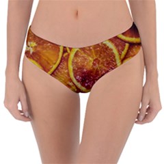 Blood Orange Fruit Citrus Fruits Reversible Classic Bikini Bottoms by Wegoenart