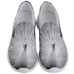 Peacock White Bird Nature Men s Lightweight Slip Ons by Wegoenart