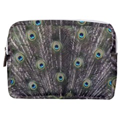 Background Peacock Feathers Make Up Pouch (medium)