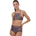 Peacock Feathers Wheel Plumage High Waist Tankini Set View1