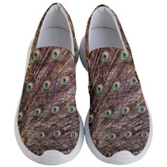 Peacock Feathers Wheel Plumage Women s Lightweight Slip Ons by Wegoenart