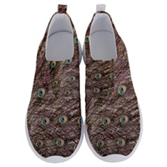 Peacock Feathers Wheel Plumage No Lace Lightweight Shoes