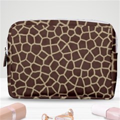 Giraffe Animal Print Skin Fur Make Up Pouch (medium)