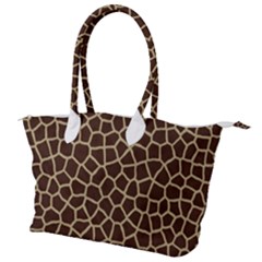 Giraffe Animal Print Skin Fur Canvas Shoulder Bag