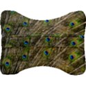 Peacock Feathers Color Plumag Velour Seat Head Rest Cushion View2