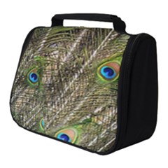 Peacock Feathers Color Plumag Full Print Travel Pouch (small)