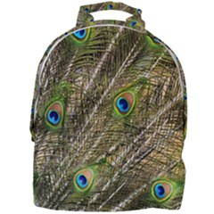 Peacock Feathers Color Plumag Mini Full Print Backpack