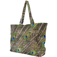 Peacock Feathers Color Plumag Simple Shoulder Bag