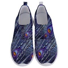 Peacock Feathers Color Plumage No Lace Lightweight Shoes