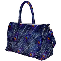 Peacock Feathers Color Plumage Duffel Travel Bag