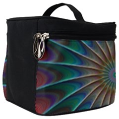 Fractal Peacock Rendering Make Up Travel Bag (big) by Wegoenart