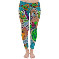 Supersonic Mystic Classic Winter Leggings by chellerayartisans