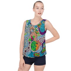 Supersonic Mystic Bubble Hem Chiffon Tank Top