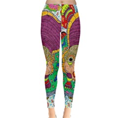 Supersonic Armadillo Leggings  by chellerayartisans