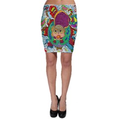 Supersonic Armadillo Bodycon Skirt by chellerayartisans