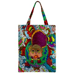 Supersonic Armadillo Zipper Classic Tote Bag