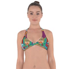 Supersonic Armadillo Halter Neck Bikini Top by chellerayartisans