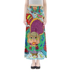 Supersonic Armadillo Full Length Maxi Skirt by chellerayartisans