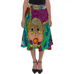 Supersonic Armadillo Perfect Length Midi Skirt by chellerayartisans