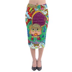 Supersonic Armadillo Midi Pencil Skirt