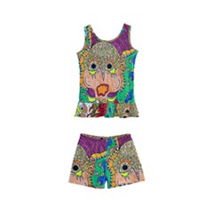 Supersonic Armadillo Kid s Boyleg Swimsuit