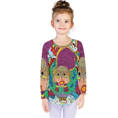 Supersonic Armadillo Kids  Long Sleeve Tee