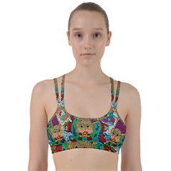 Supersonic Armadillo Line Them Up Sports Bra by chellerayartisans