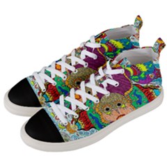 Supersonic Armadillo Men s Mid-top Canvas Sneakers