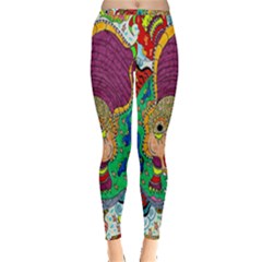 Supersonic Armadillo Inside Out Leggings by chellerayartisans