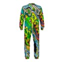 Cosmic Lizards With Alien Spaceship OnePiece Jumpsuit (Kids) View2