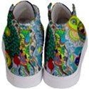 Cosmic Lizards With Alien Spaceship Kid s Hi-Top Skate Sneakers View4