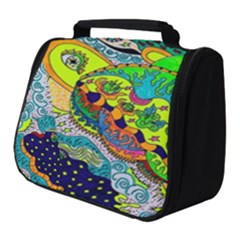 Cosmic Lizards With Alien Spaceship Full Print Travel Pouch (small)