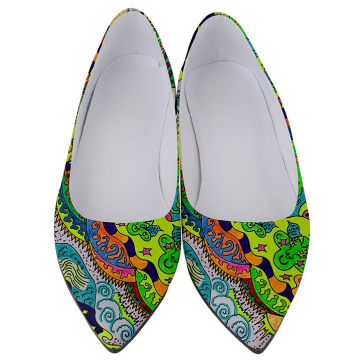 Cosmic Lizards With Alien Spaceship Women s Low Heels