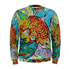 Supersonic Lavahead Lizard Men s Sweatshirt by chellerayartisans