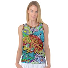 Supersonic Lavahead Lizard Women s Basketball Tank Top by chellerayartisans