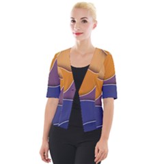 Autumn Copyspace Wallpaper Cropped Button Cardigan