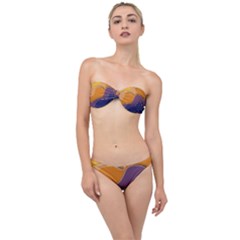 Autumn Copyspace Wallpaper Classic Bandeau Bikini Set