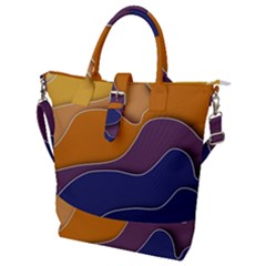 Autumn Copyspace Wallpaper Buckle Top Tote Bag