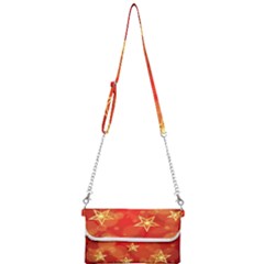 Background Christmas Decoration Mini Crossbody Handbag by Simbadda