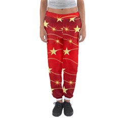 Background Christmas Decoration Women s Jogger Sweatpants by Simbadda