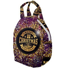 Christmas Golden Labels Xmas Travel Backpacks by Simbadda