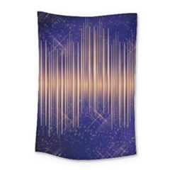 Background Dark Sound Disco Techno Small Tapestry by Simbadda