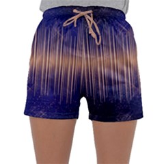 Background Dark Sound Disco Techno Sleepwear Shorts by Simbadda